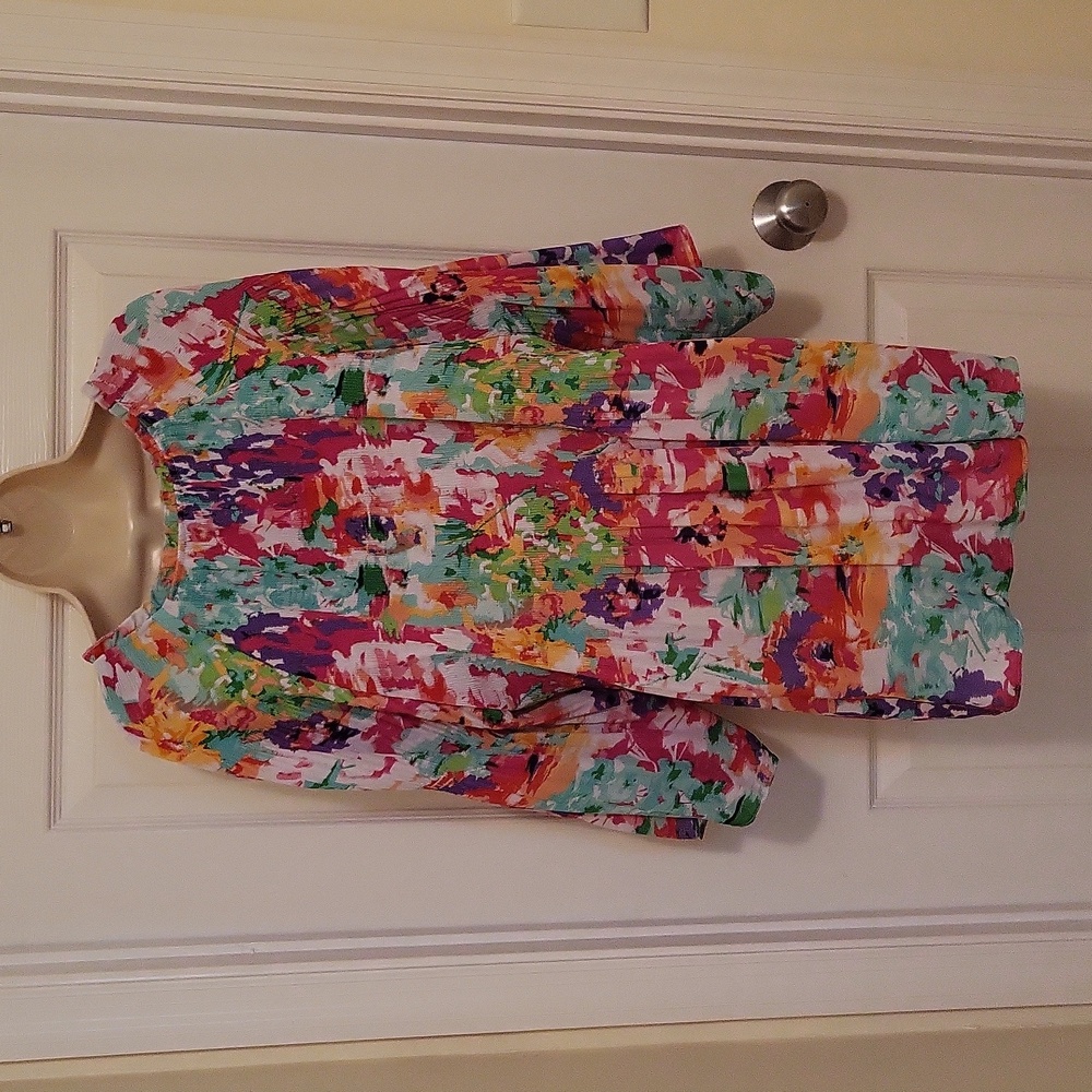 ninety clothing co. multicolor long sleeve top Size 1X - Picture 2 of 6